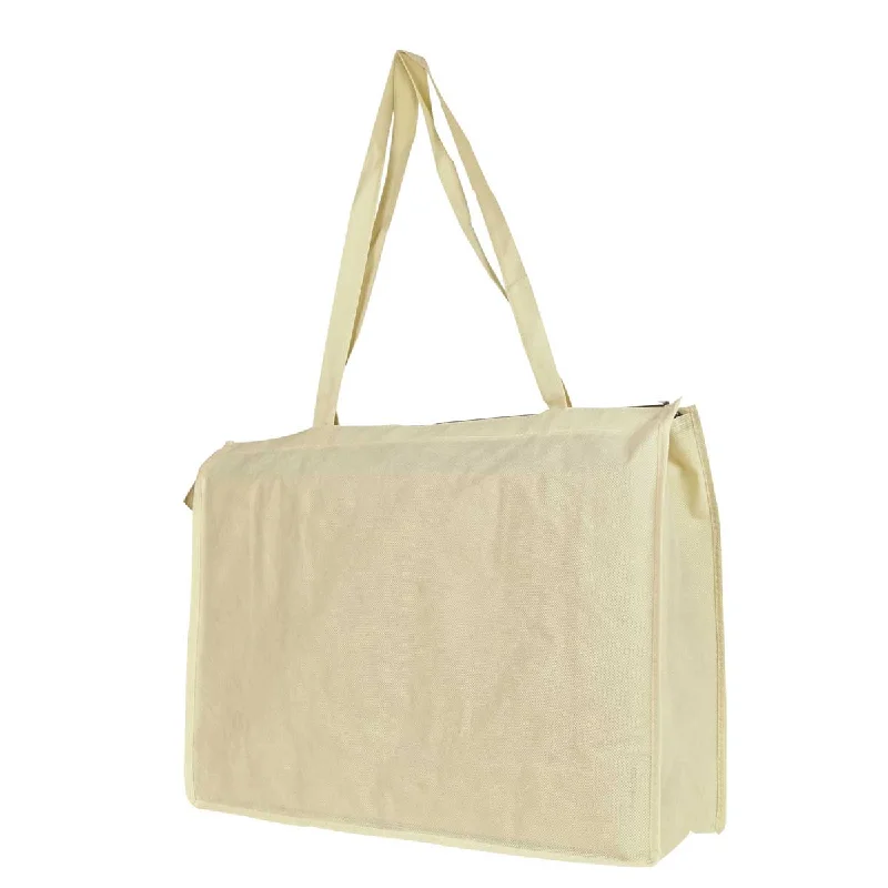 Nissun Extra Large Polypropylene Tote with Zipper ST1204