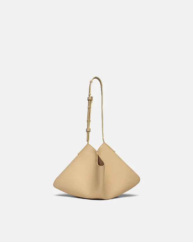 The Square Bag - Alt-Nappa Bag - Almond