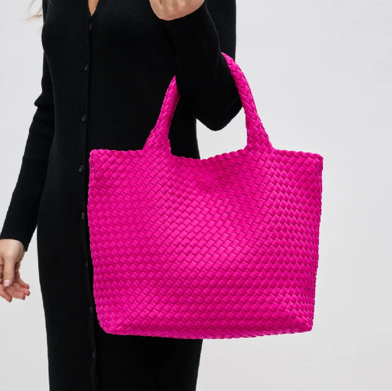 Neoprene Tote - Fuschia