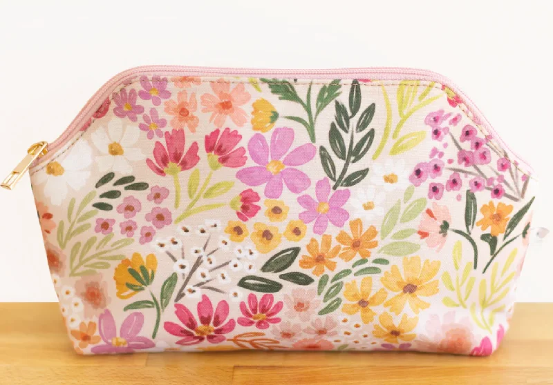 Primrose Petals Zipper Pouch