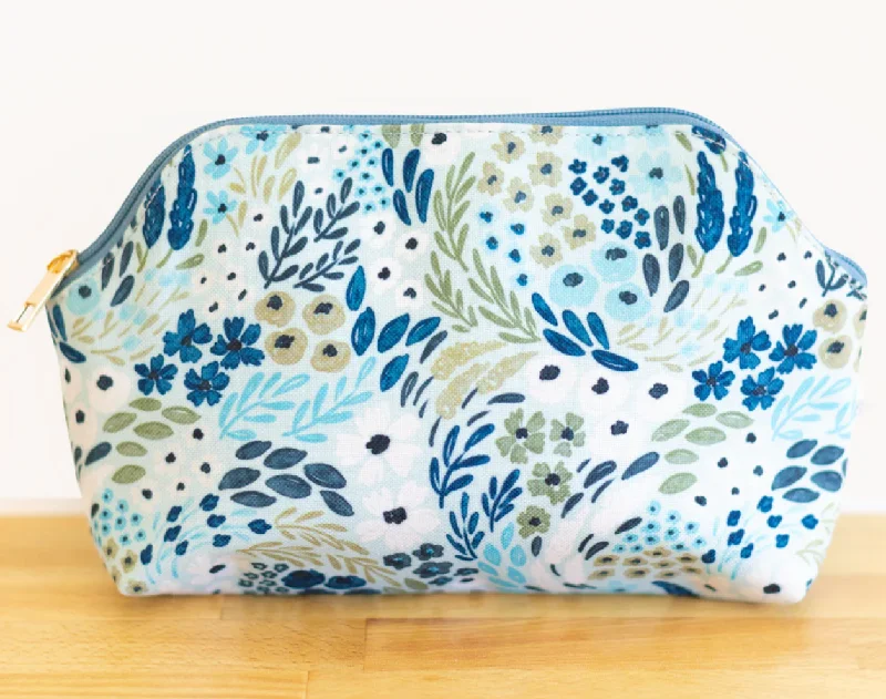 Waterfall Floral Zipper Pouch