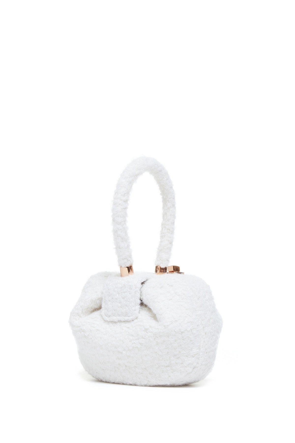 Demi Bag in Ivory Cashmere Boucle