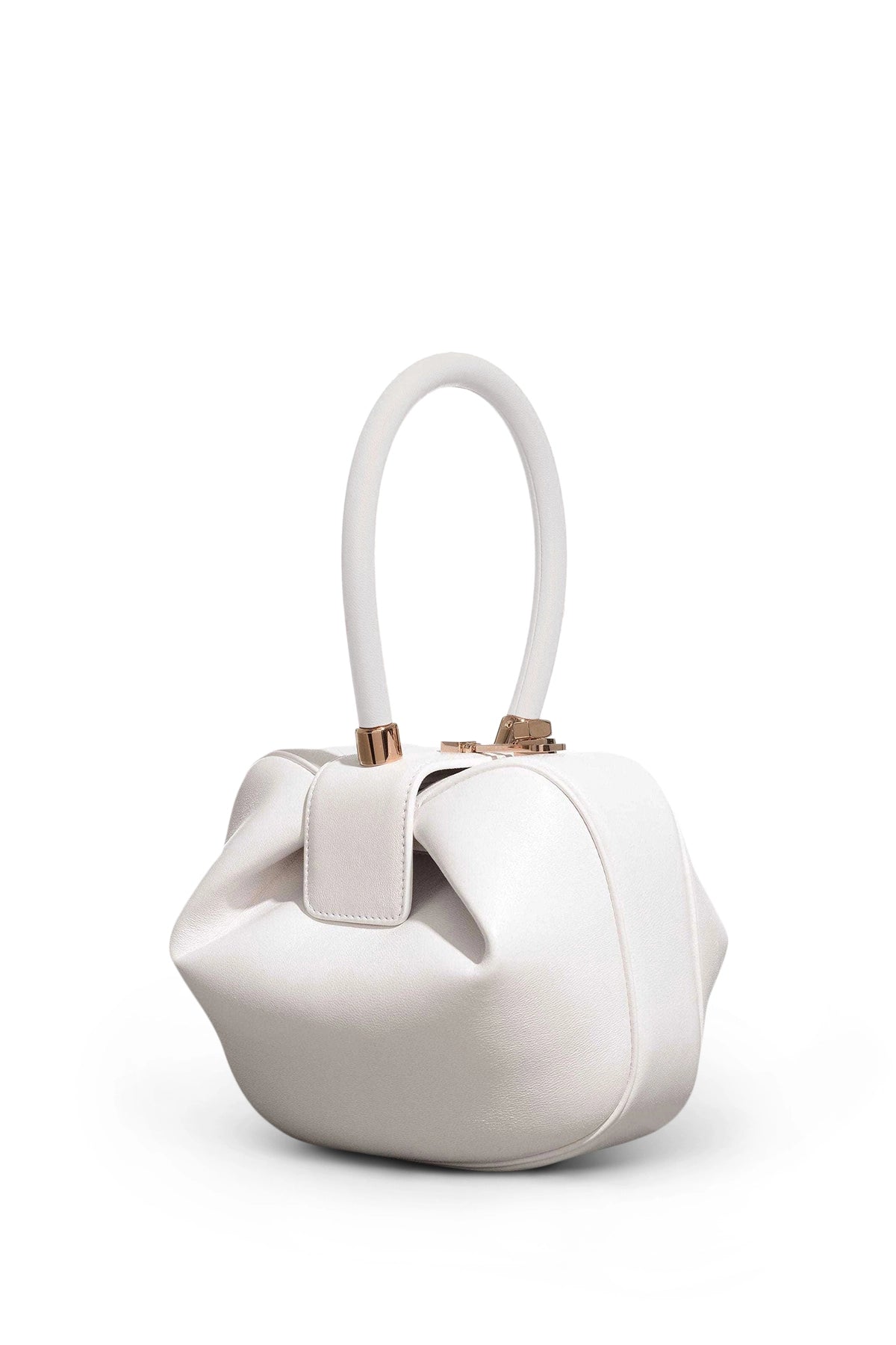 Nina Bag in Ivory Nappa Leather