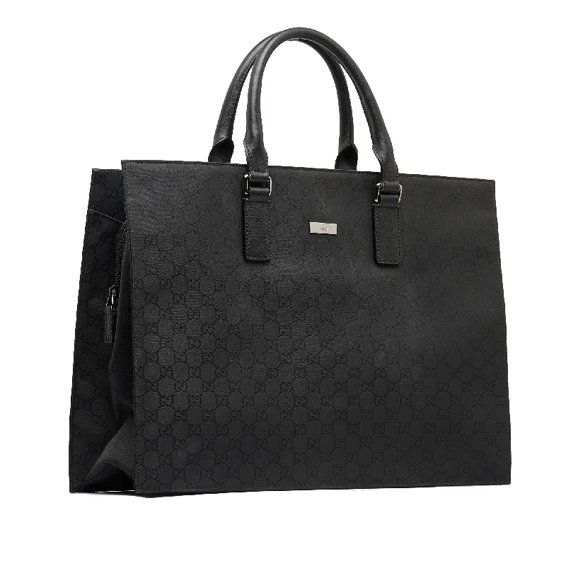 Black Gucci GG Nylon Tote