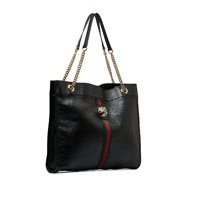 Black Gucci Large Rajah Tote Bag