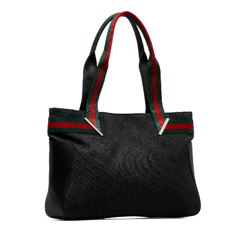 Black Gucci Web Tote