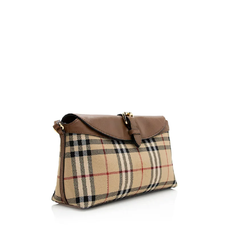 Burberry Horseferry Check Leah Crossbody Bag