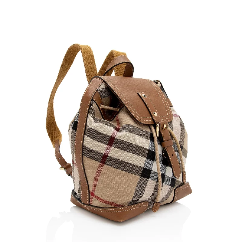 Burberry House Check Dennis Small Backpack