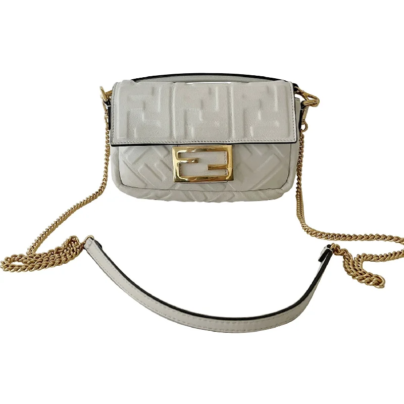 Fendi Leather Mini Iconic Baguette