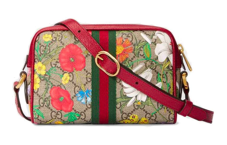 (WMNS) GUCCI Ophidia SeriesGG floral Clutch Single Shoulder Bag mini 517350-92YBC-8722