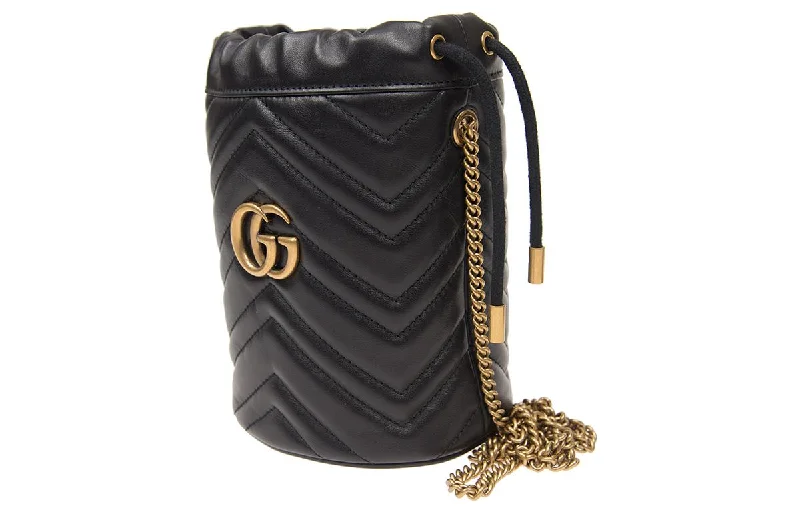 (WMNS) Gucci GG Marmont Mini Crossbody Bag Black 575163-DTDRT-1000