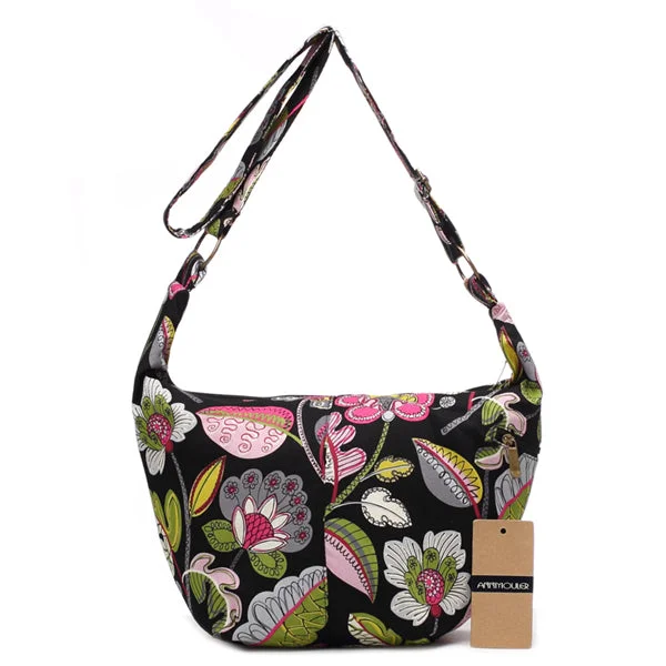 AnnaMouler Adjustable Floral Print Sling Bag