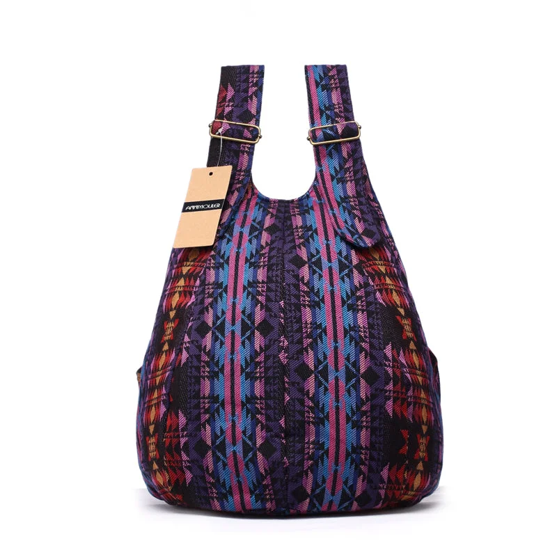 AnnaMouler Fashionable Bohemian Style Backpack No 6