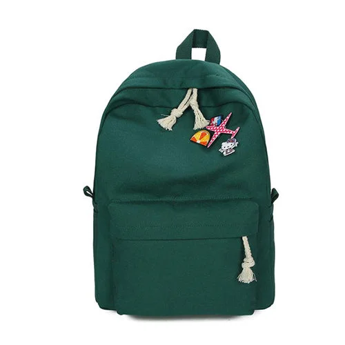 AnnaMouler New Design Large Capacity Backpack Dark Green