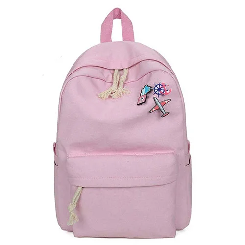 AnnaMouler New Design Large Capacity Backpack Pink