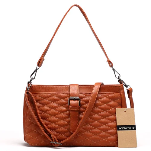 AnnaMouler New Fashion Women Multifunctional Handbag Brown