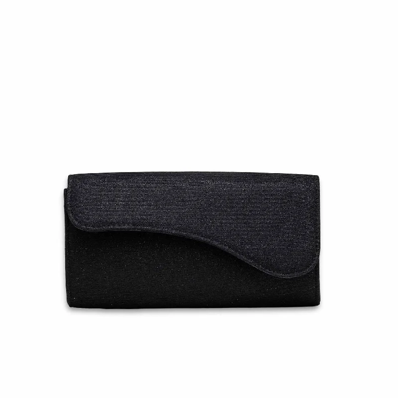 Black Fancy Clutch P15350