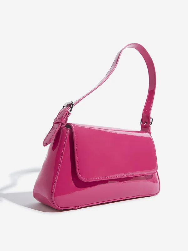 Nuon Fuchsia Baguette Bag