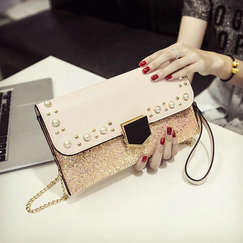 QIAOBAO Evening Clutch Bags For 2019 Women Bag Rhinestone Evening Crystal Women Clutch New Crystal Lady Purses And Handbags