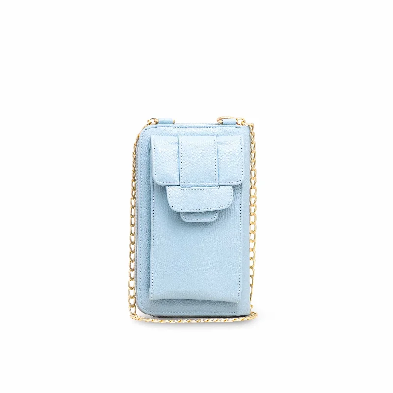 Sky Blue Casual Pouch P97472