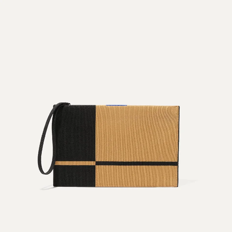 The Wristlet - Camel and Black