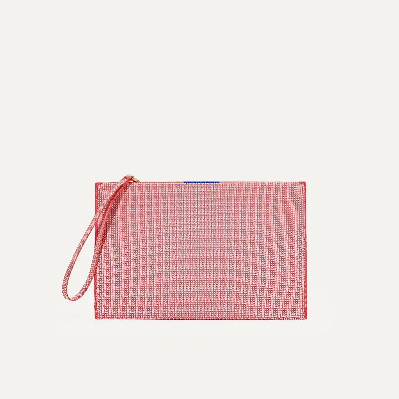 The Wristlet - Coral Grid