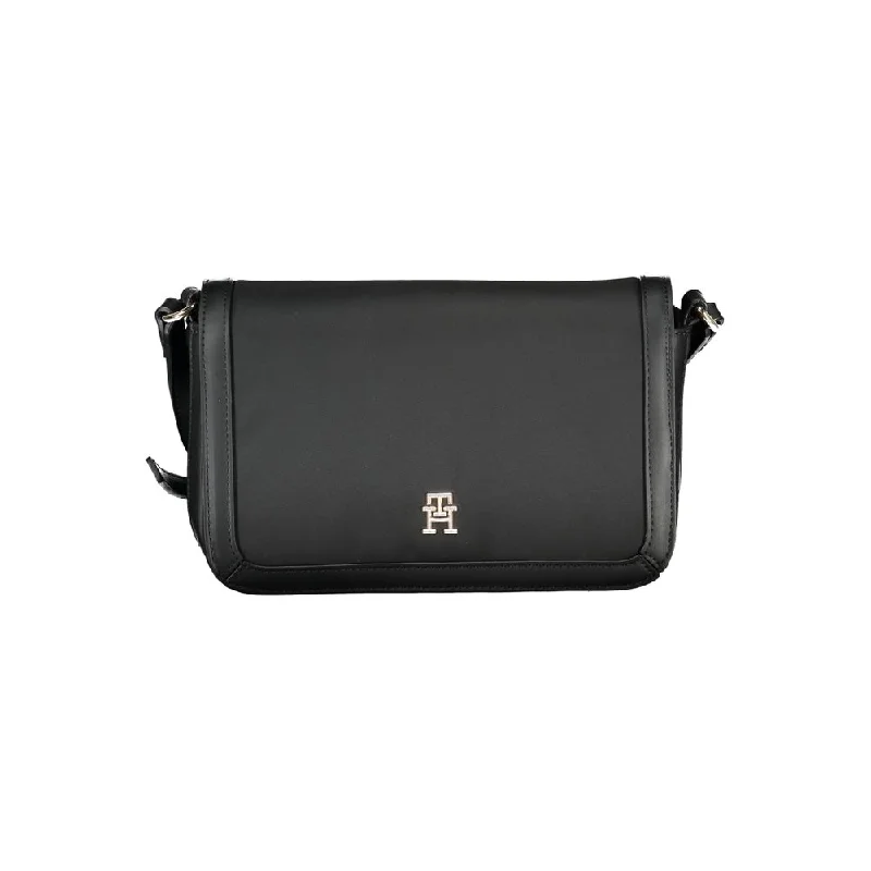 Tommy Hilfiger Black Polyester Handbag