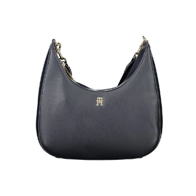 Tommy Hilfiger Blue Polyester Handbag